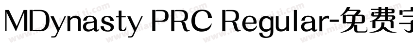 MDynasty PRC Regular字体转换